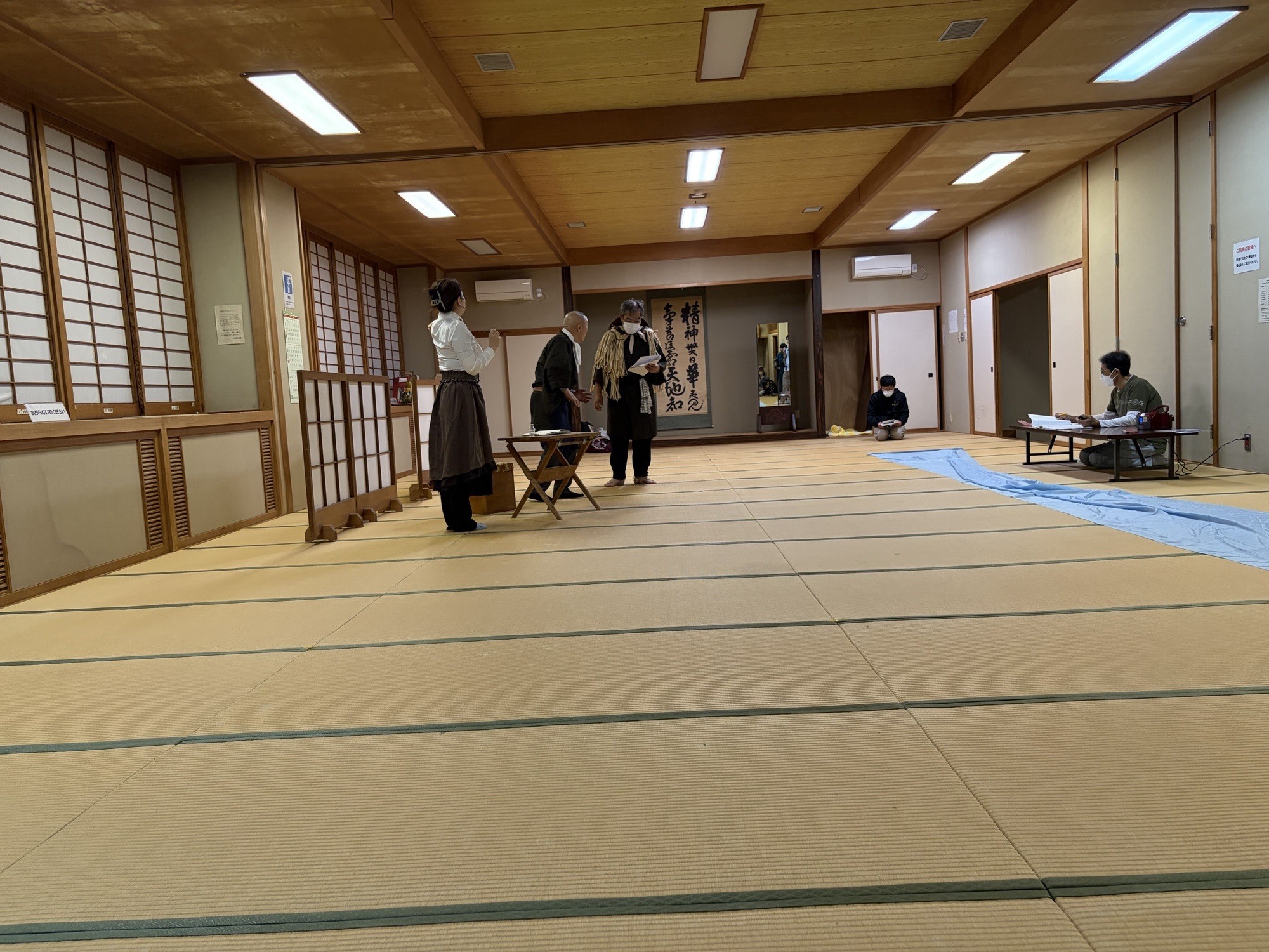 大館市民劇場 第40回定期公演:稽古の様子